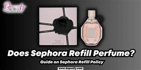 does sephora do perfume refills.